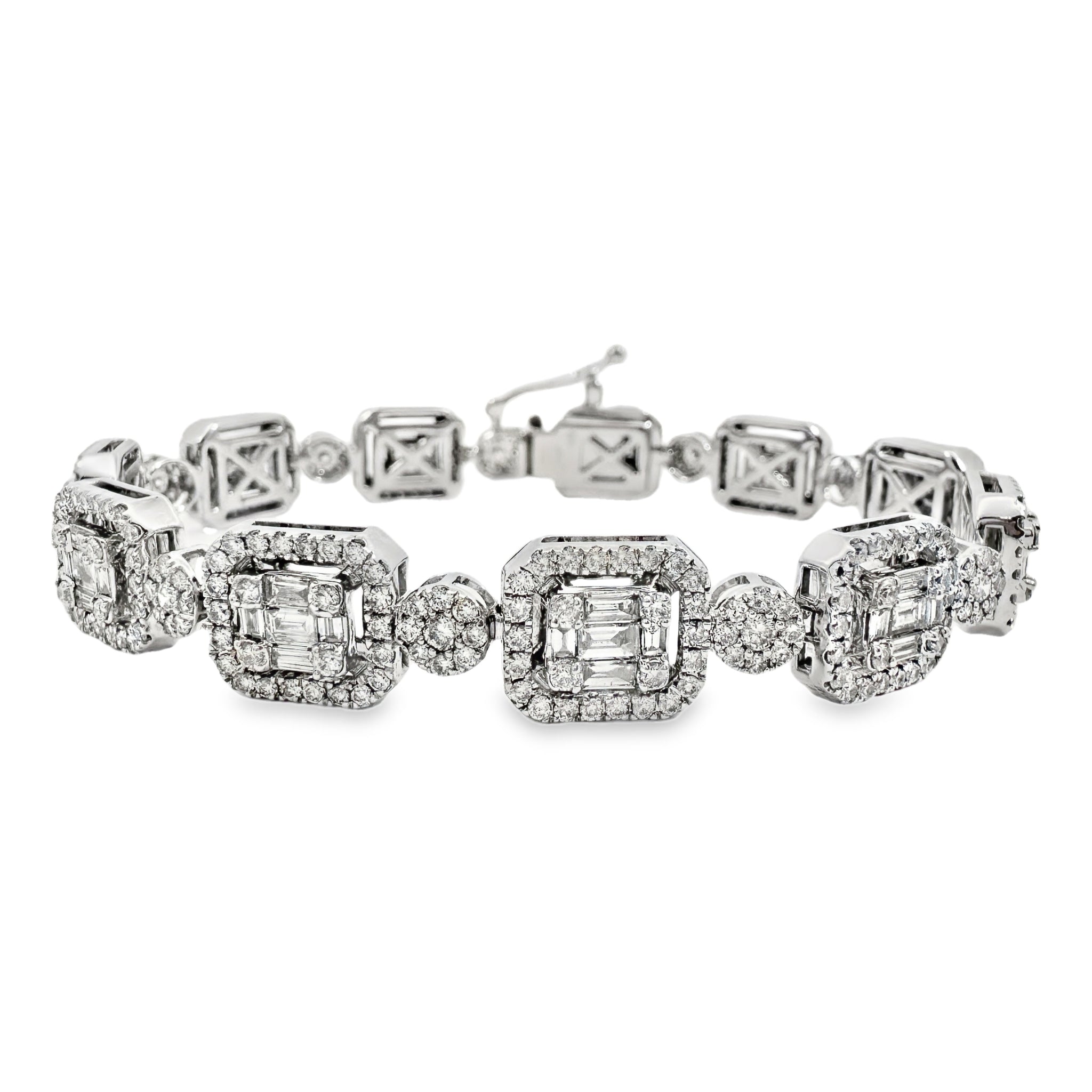 White Gold Diamond Fashion Bracelet