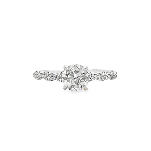 White Gold Diamond Engagement Ring