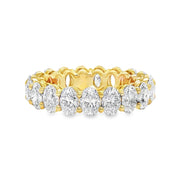 Lab Grown Yellow Gold Diamond Eternity Band