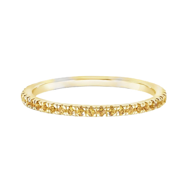 IMAGINE Yellow Gold Citrine Band