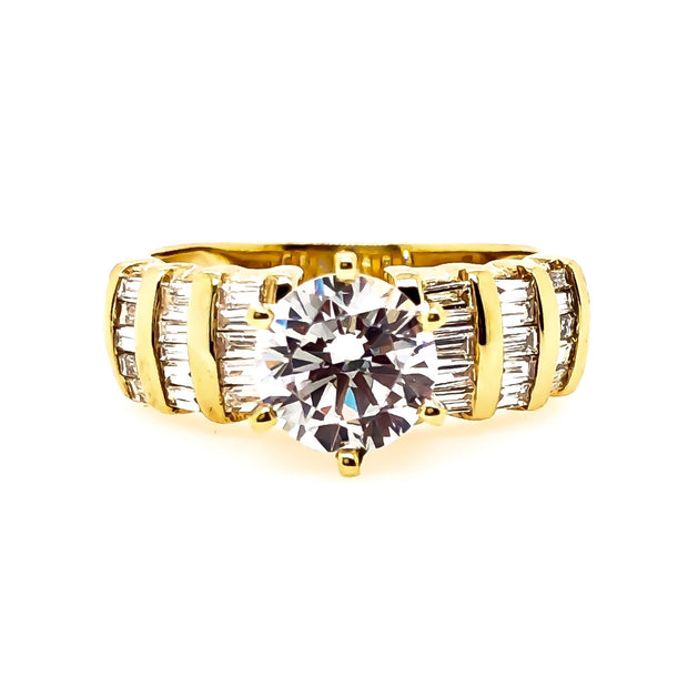 Yellow Gold Diamond Engagement Ring