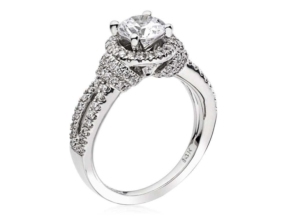 Scott kay halo engagement ring 2025
