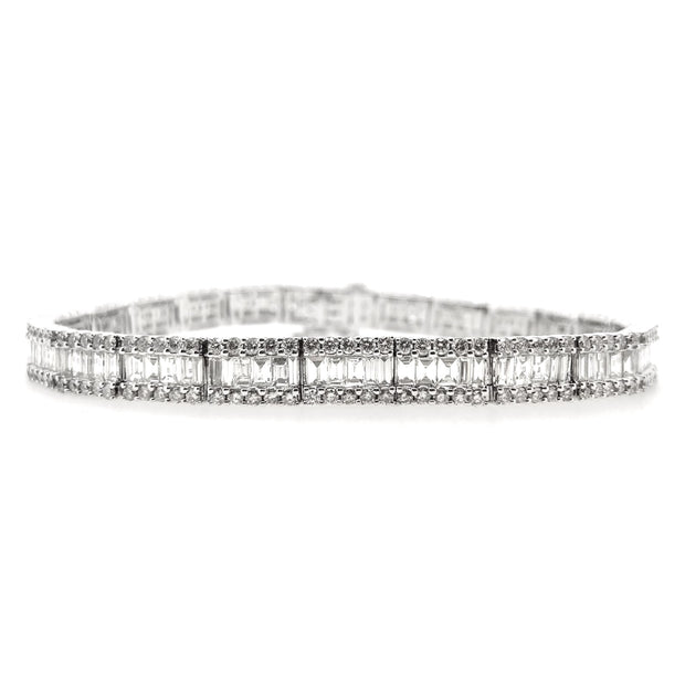 White Gold Diamond Fashion Bracelet