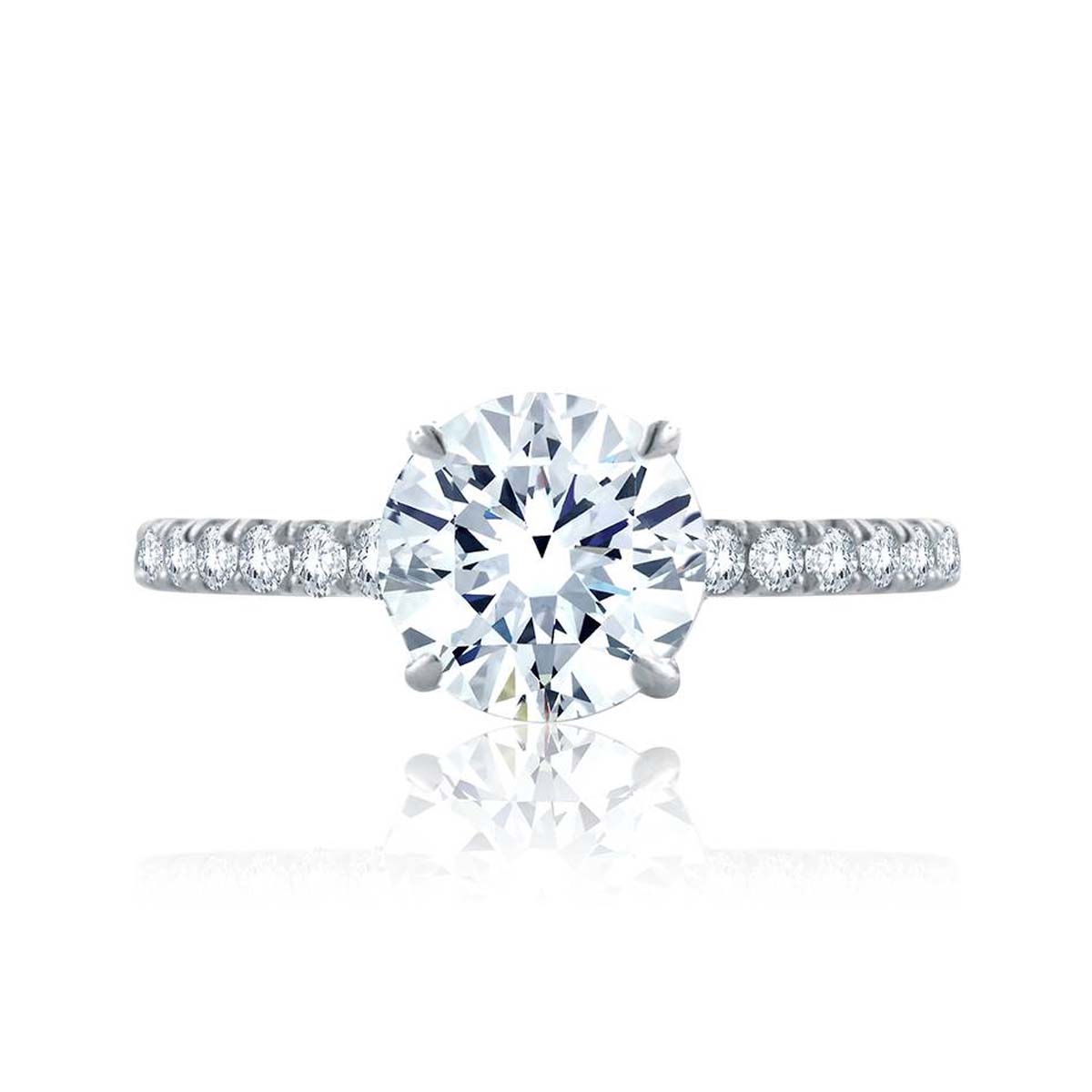 A. JAFFE Diamond Engagement Ring