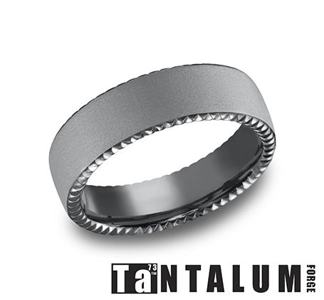 Benchmark Tantalum Men's Wedding Band