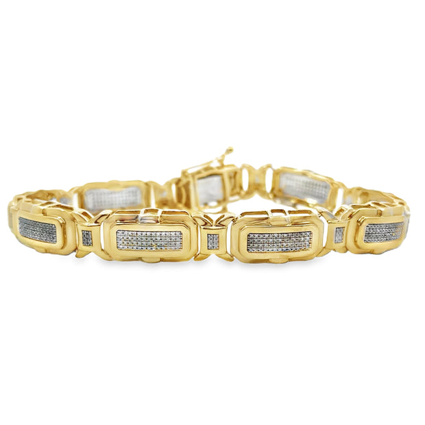 Yellow Gold Diamond Fashion Bracelet