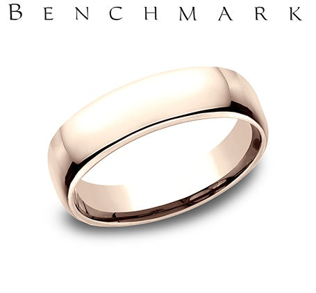 Benchmark Rose Gold Wedding Band