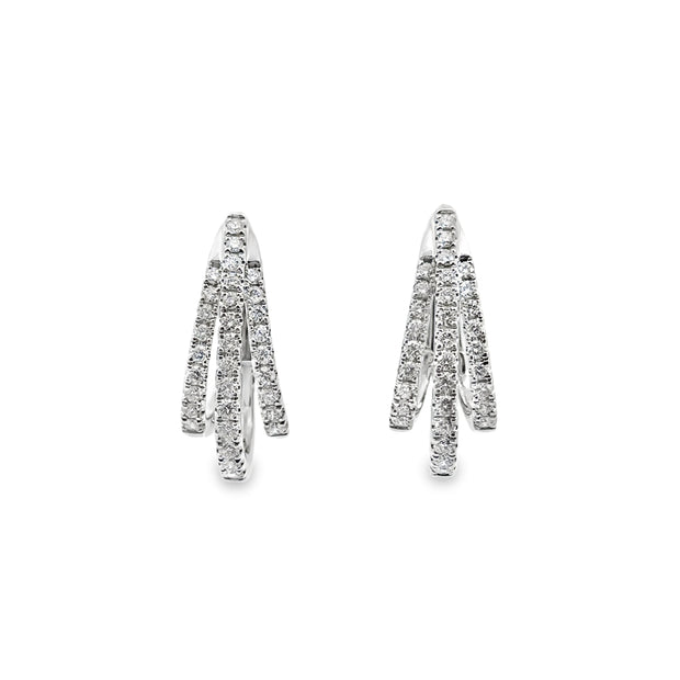 Platinum Diamond Fashion Earrings