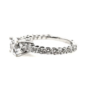 White Gold Diamond Engagement Ring