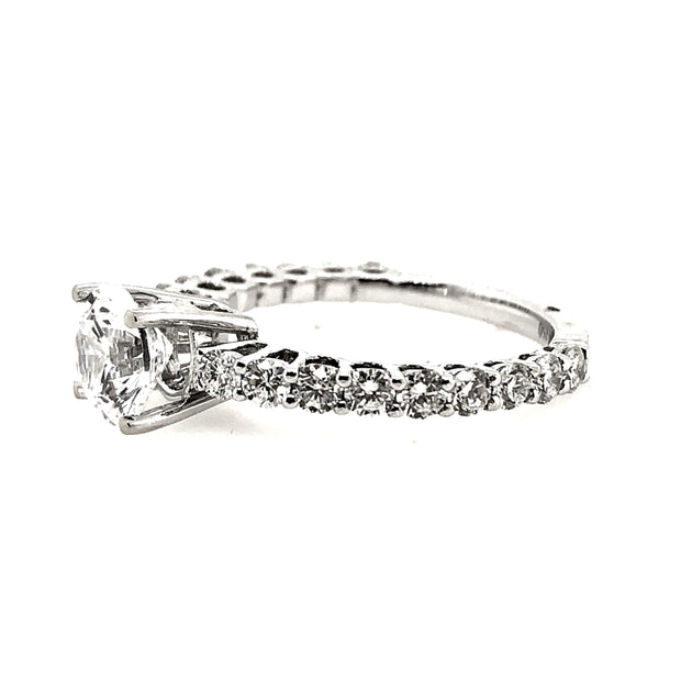 White Gold Diamond Engagement Ring