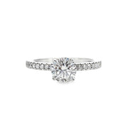Lab Grown White Gold Diamond Engagement Ring