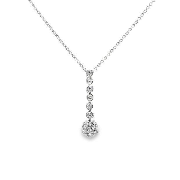White Gold Diamond Fashion Pendant