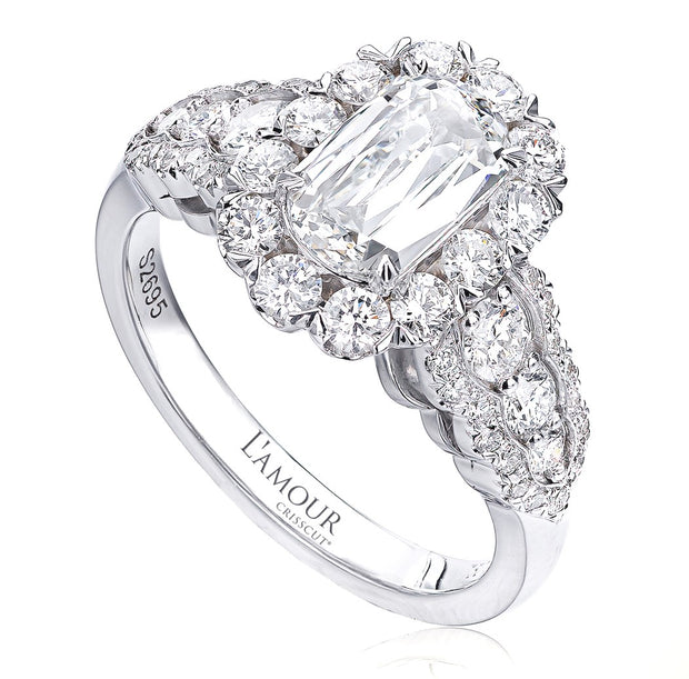 Christopher L'Amour "Mia" Halo Ring