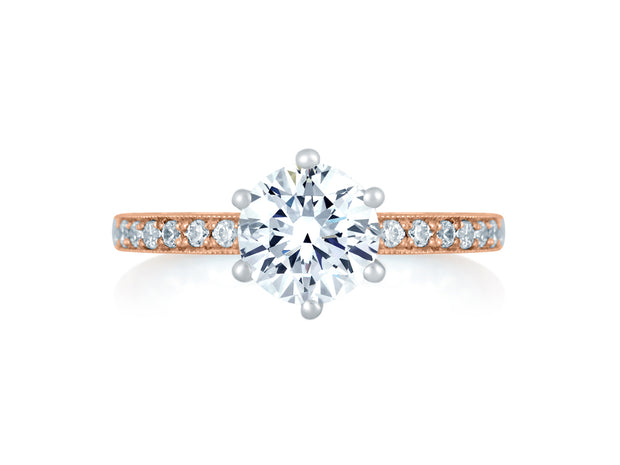 A. JAFFE Diamond Engagement Ring