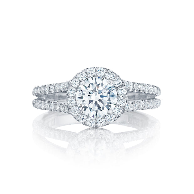 Tacori "Petite Crescent" Engagement Ring