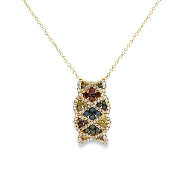 LeVian Yellow Gold Diamond Pendant