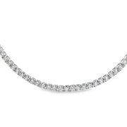 Lab Grown 7.00 Cttw. White Gold Diamond Tennis Necklace