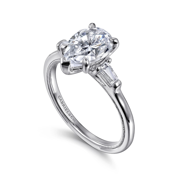 GABRIEL & CO "Classic" Engagement Ring