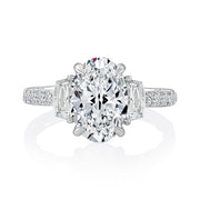 A. JAFFE Diamond Engagement Ring
