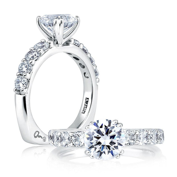 A. JAFFE Diamond Engagement Ring