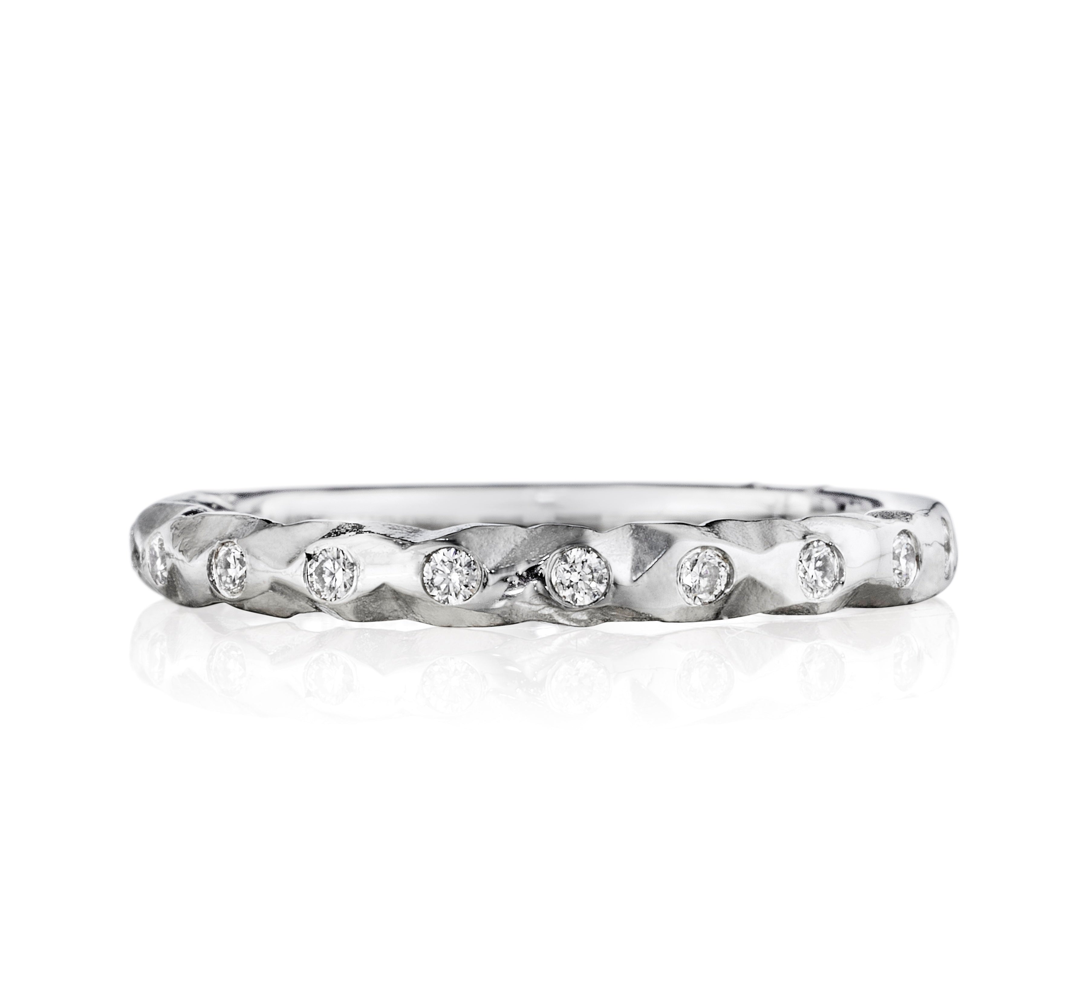 Henri Daussi Diamond Wedding Band