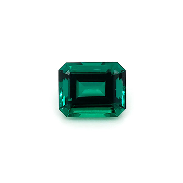 AAA 8X8X5 Mm Lab Created Green Emerald Square Shape Cut Stone Loose Gemstone Emerald 1 Pcs For Making Jewelry 4 Ct. R-82342
