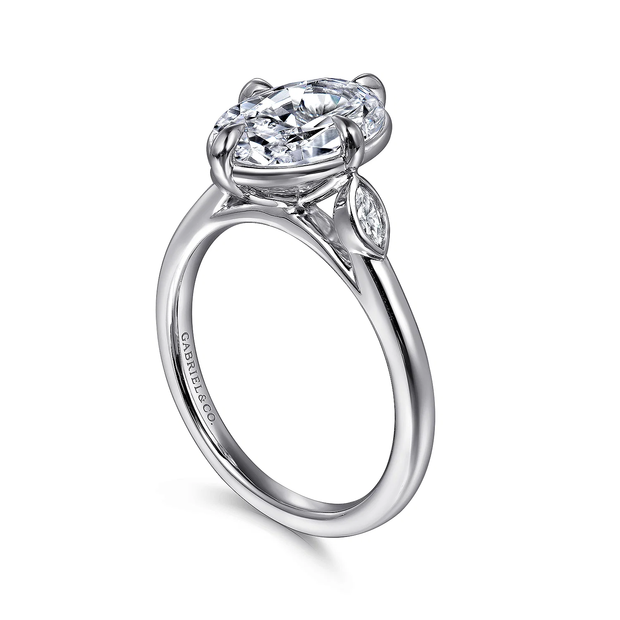 GABRIEL & CO "Contemporary" Engagement Ring