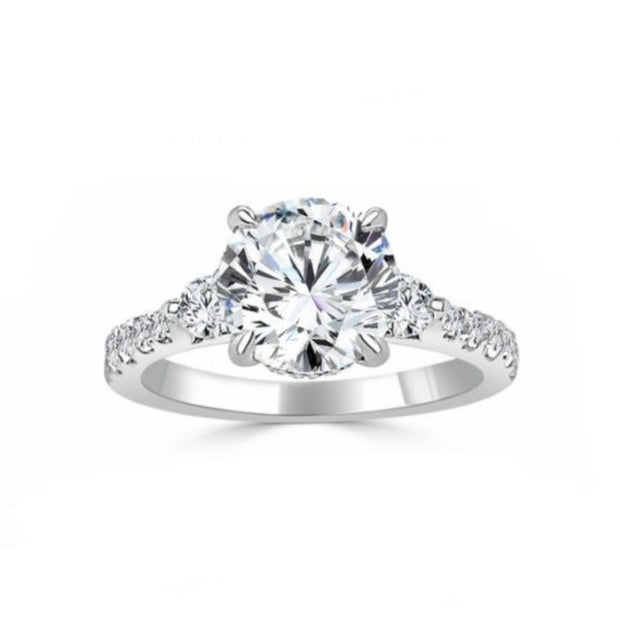IMAGINE Three Stone Diamond Engagement Ring