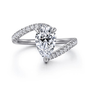 GABRIEL & CO "Contemporary" Engagement Ring