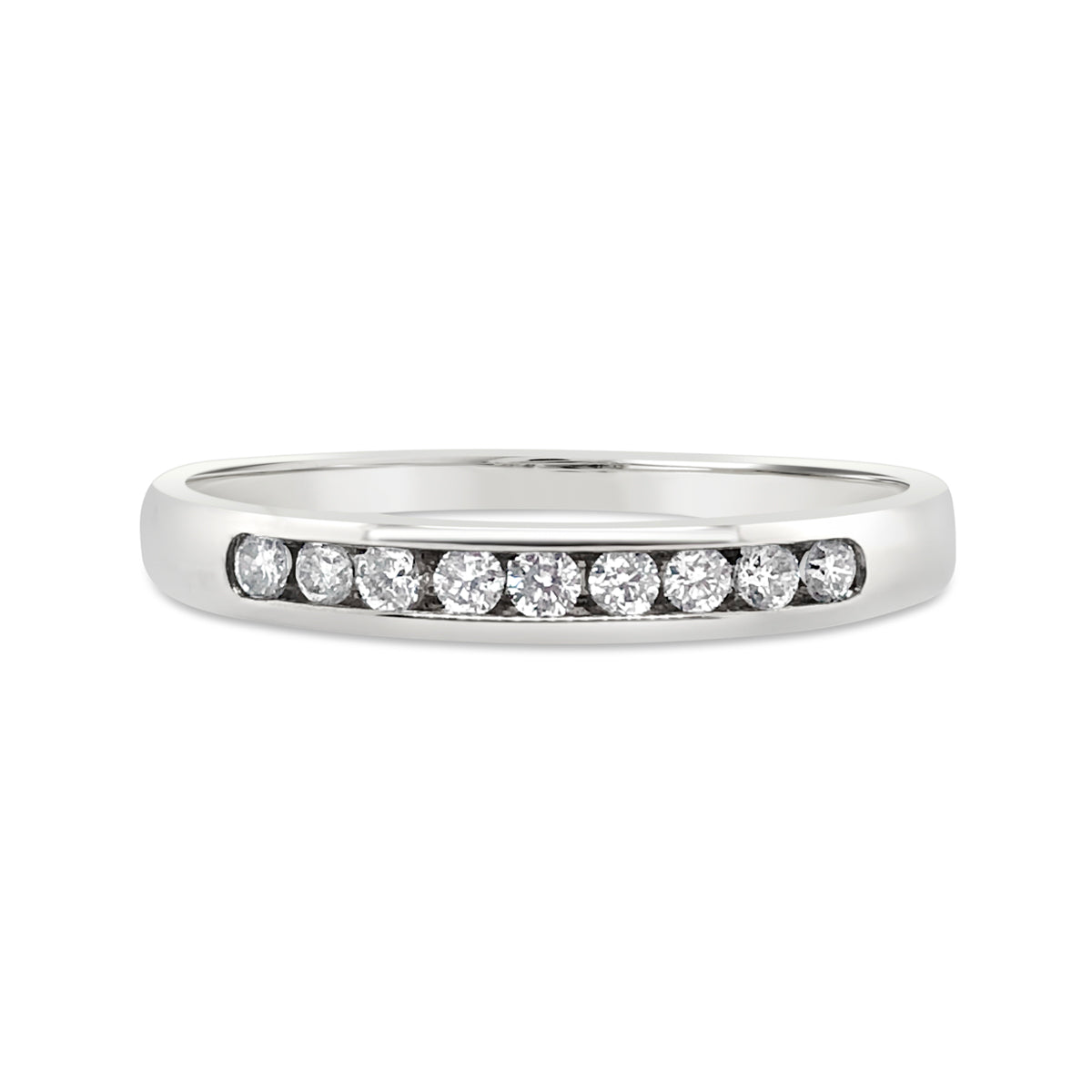 White Gold Diamond Wedding Band