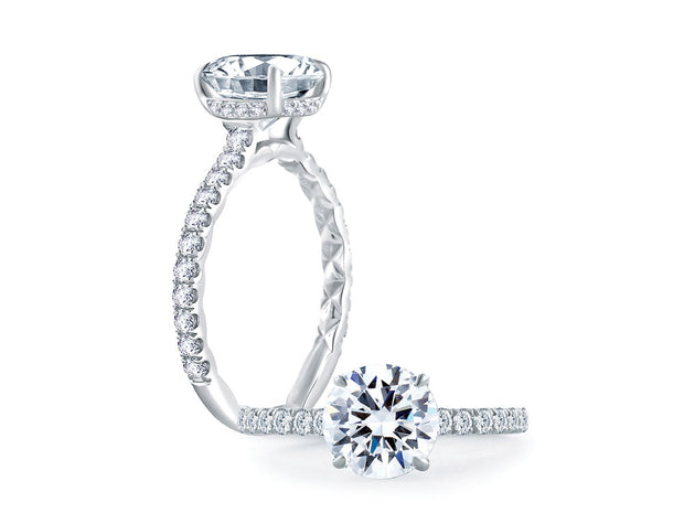 A. JAFFE Diamond Engagement Ring