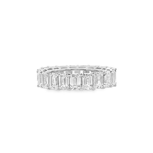 Lab Grown White Gold Diamond Eternity Band