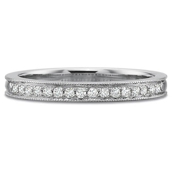 Precision Set Diamond Wedding Band