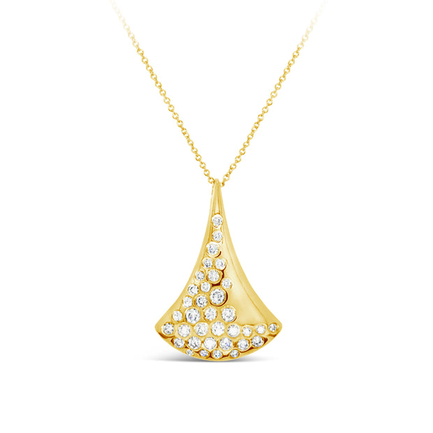 Yellow Gold Diamond Fashion Pendant