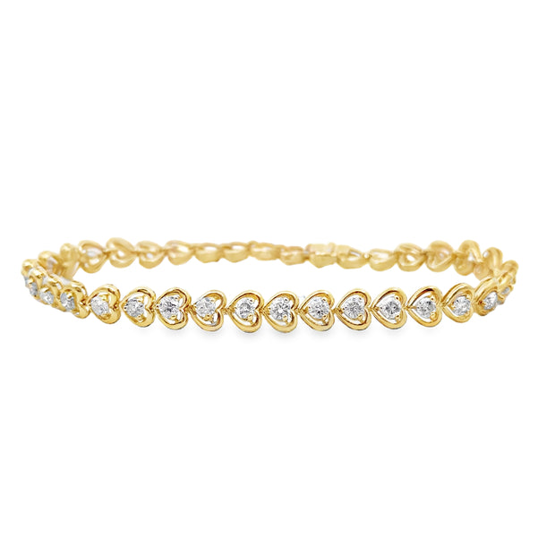 Yellow Gold Diamond Fashion Bracelet