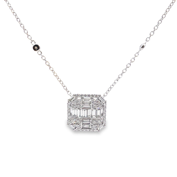 White Gold Diamond Fashion Necklace