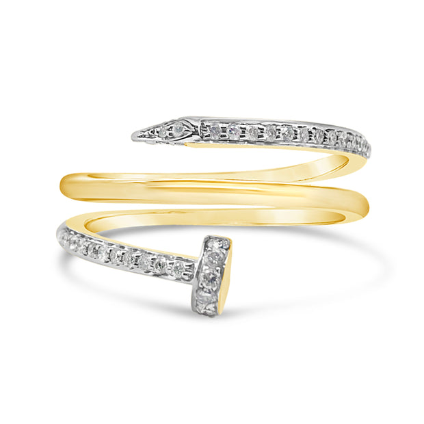 Yellow Gold Diamond Fashion Ring