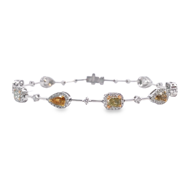 Shop Yellow Diamond Bracelet | Leibish