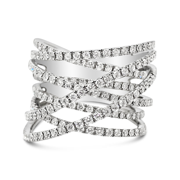 White Gold Diamond Fashion Ring