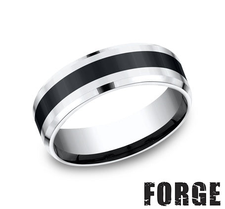 Benchmark Cobalt/Ceramic Men's Wedding Band