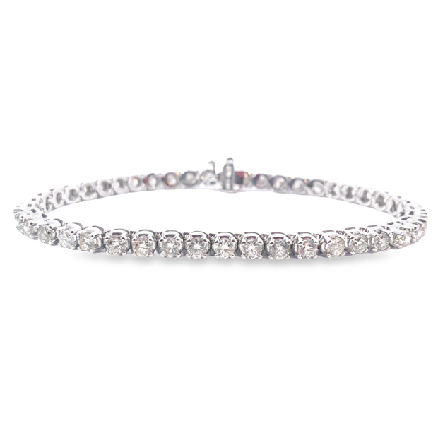 White Gold 5.07 Cttw. Diamond Tennis Bracelet