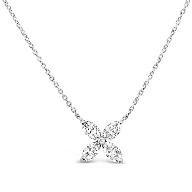 White Gold Diamond Fashion Necklace