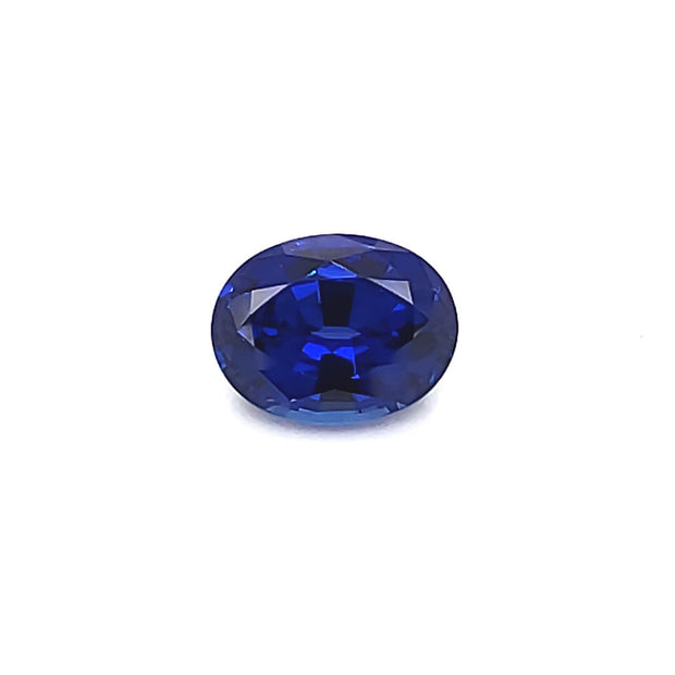 Chatham Lab Grown Loose Medium Blue Oval Shape Sapphire