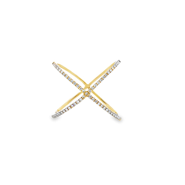 Yellow Gold Diamond Fashion Ring