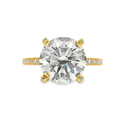 Yellow Gold Lab Grown Diamond Engagement Ring
