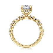 GABRIEL & CO "Victorian" Engagement Ring