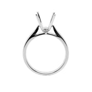 White Gold Solitaire Engagement Ring