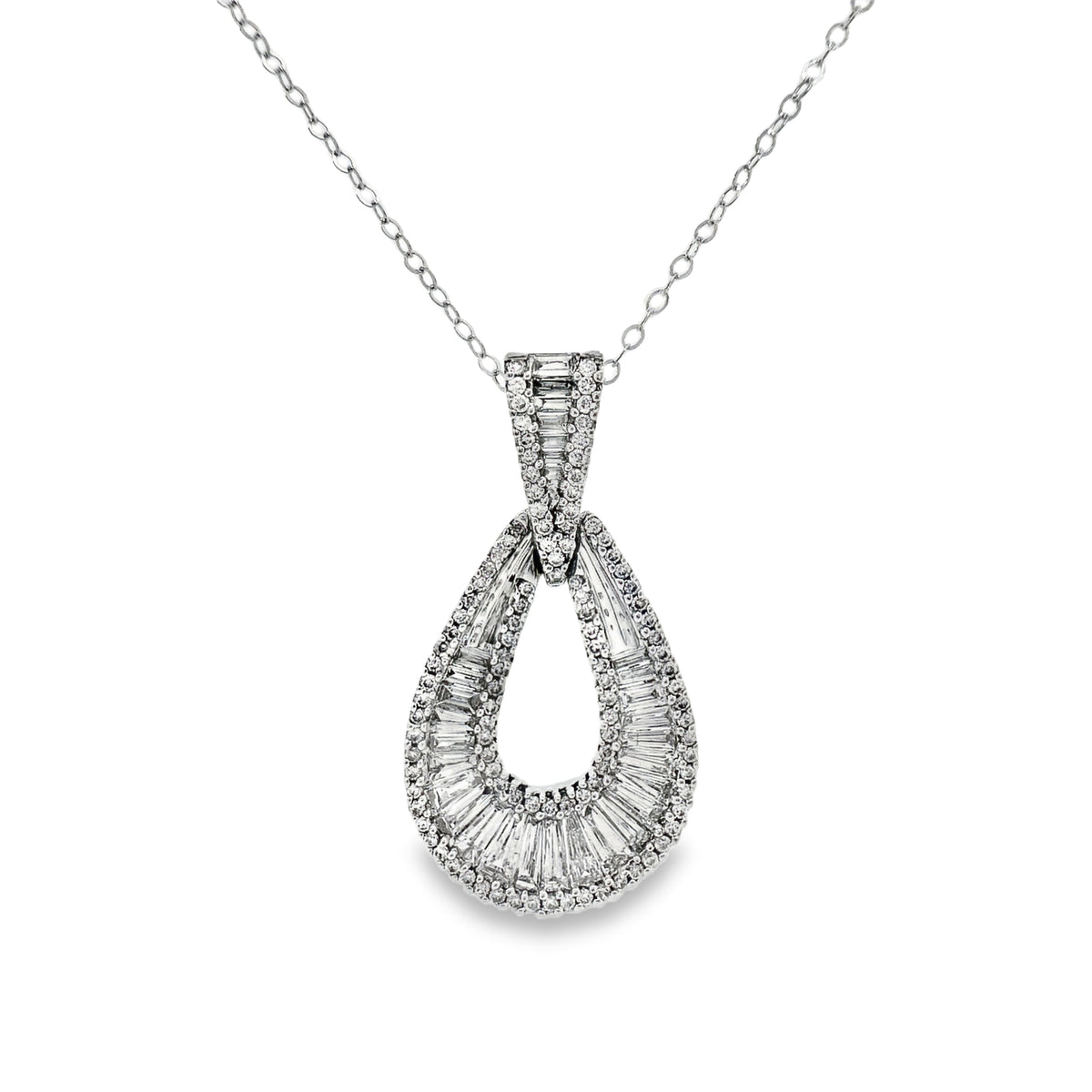 White Gold Diamond Fashion Pendant