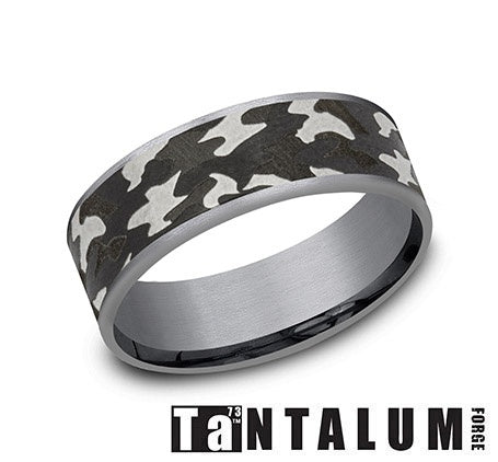 Benchmark Grey Tantalum/Tantalum Men's Wedding Band