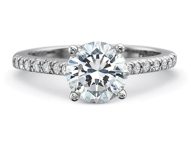 Precision Set Diamond Engagement Ring